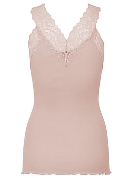 Rosemunde RWBernadine Organic Cotton SL Lace Top Vintage Powder L
