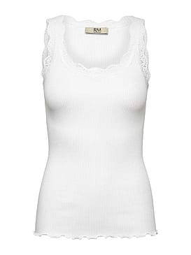 Rosemunde Lace Tank Top New White S