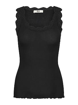 Rosemunde Regular U-neck Top Black L