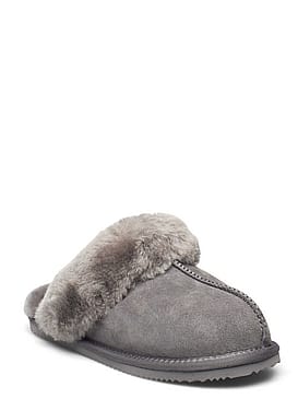 Rosemunde Shearling Reversed Slippers Eiffel Tower 36