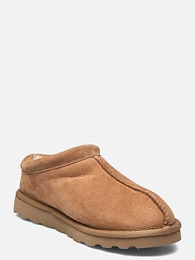 Rosemunde Shearling Band Slippers Almond 36