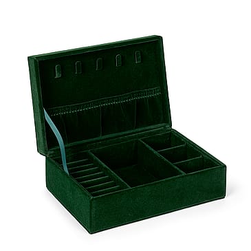 DAY ET Velvet Jewelry Case Medium Darkest Spruce