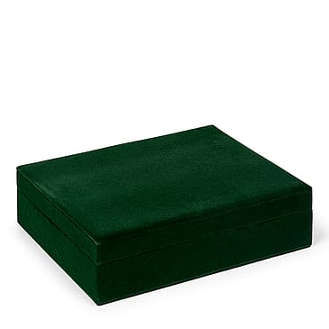 DAY ET Velvet Jewelry Case Large Darkest Spruce