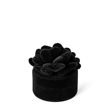 DAY ET Velvet Flower Jewelry Round Black