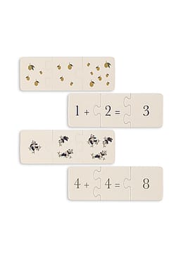 Konges Sløjd Cardboard Puzzle Math Fsc Multi - 27 Brikker