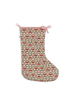 Konges Sløjd Christmas Stocking Cherry Bow