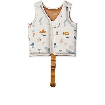 LIEWOOD Dove Swim Vest Sea Creature / Sand 11-15 Kg