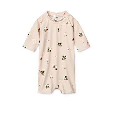 LIEWOOD Thor Baby Swim Jumpsuit Peach / Sea Shell 56