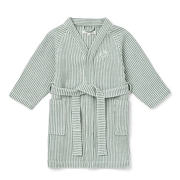 LIEWOOD Bertha Bathrobe Y/D stripe Peppermint / Creme de la creme 1-2 År