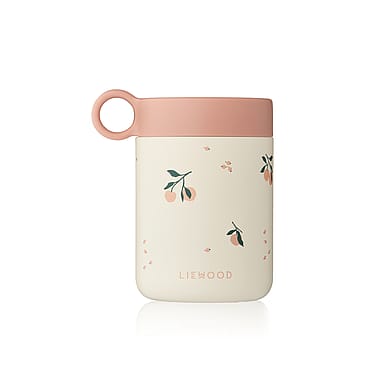 LIEWOOD Kiani Printed Food Jar Peach / Sea Shell