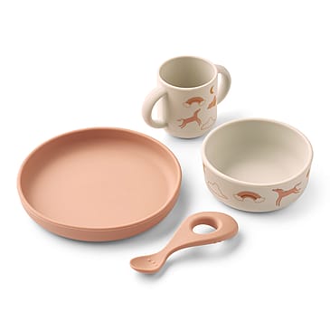 LIEWOOD Vivi Printed Tableware Set Dream / Ecru