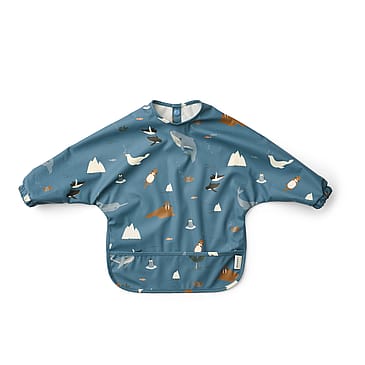 LIEWOOD Merle Print Cape Bib Elephanta Arctic Sea /  Ocean view