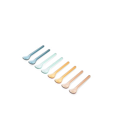 LIEWOOD Olan Tritan Spoon 8-pack Indigo Multi Mix