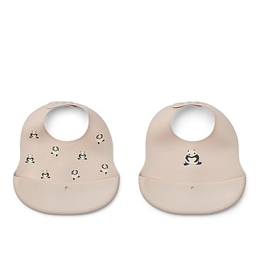 LIEWOOD Ember Hagesmæk 2-pak Panda / Sandy Onesize