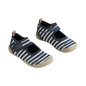 WHEAT Beach Shoe Wavey Indigo Stripe 30