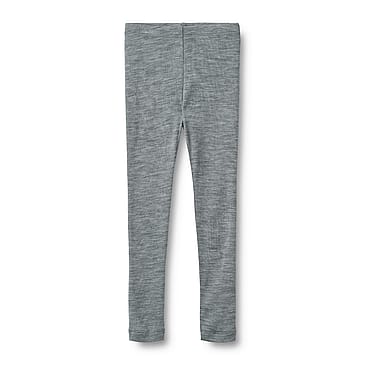 WHEAT Wool Leggings Agi Melange Grey Str 104/4 år