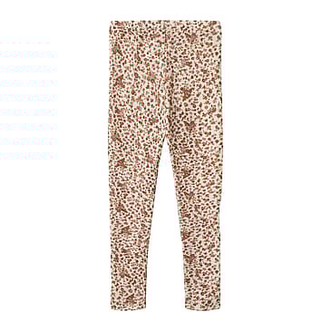 WHEAT Wool Leggings Agi Rose Flowers Str 110/5 år