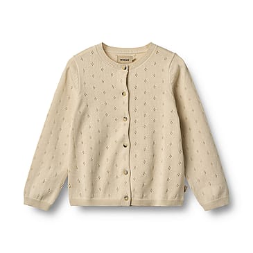 WHEAT Knit Cardigan Maia Sandshell Str 116/6 år