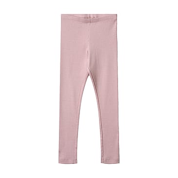 WHEAT Rib Leggings Maddy Lavender Mist Str 116/6 år