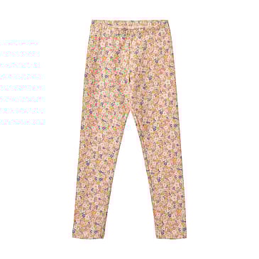 WHEAT Jersey Legggings Jules Multi Flowers Str 122/7 år