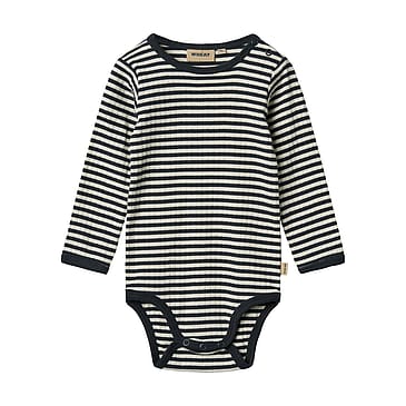 WHEAT Body Long Sleeve Berti Navy Rib Stripe Str 80/12 m