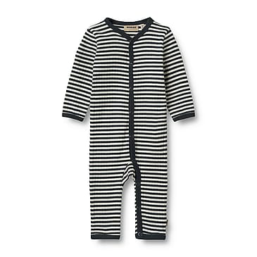 WHEAT Jumpsuit Long Sleeve Dusty Navy Sea Stripe Str 68/6 m