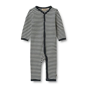 WHEAT Jumpsuit Long Sleeve Dusty Navy Sea Stripe Str 86/18 m