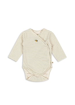 Konges Sløjd Basic LS Newborn Body Tea Stripe 0-1 mdr.