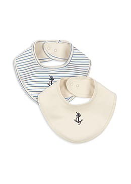 Konges Sløjd Basic Bib 2-Pak Stripe Provence Mix