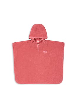 Konges Sløjd Terry Poncho Embroidery Flamingo Plume 12-18 mdr.