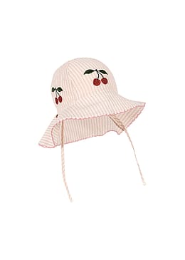 Konges Sløjd Ellie Sun Hat Peony Stripe 2-4 år