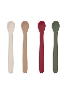 Konges Sløjd Feeding Spoon 4 Pack Forest Mix Onesize