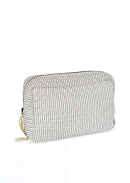 Konges Sløjd Big Quilted Toiletry Bag Stripe Bluie One Size