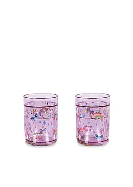 Konges Sløjd Glitter Cups 2-Pak Rainbow Twinkle One Size