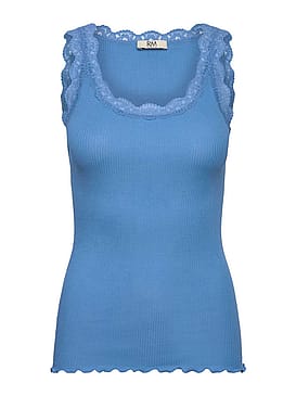 Rosemunde Lace Tank Top Azure Blue M