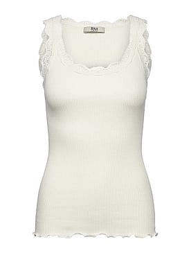 Rosemunde Regular U-neck Top Silver Mink S