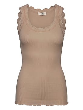 Rosemunde Regular U-neck Top Silver Mink XL