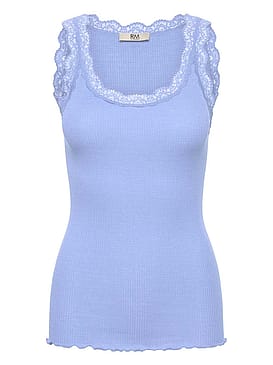 Rosemunde RMWBalta Modal SL U-Neck Top Bel Air Blue XS