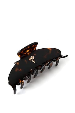 Fan Palm Hair clips Tortoise