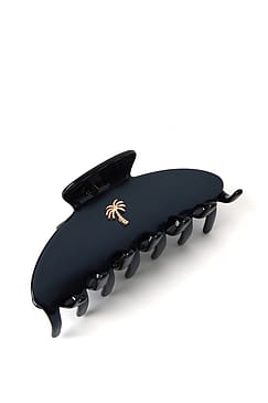 Fan Palm Hair clips Indigo