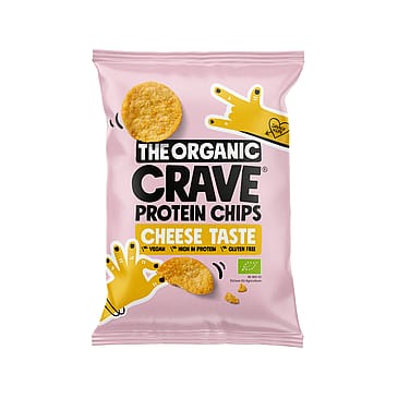 The Organic Crave Økologiske protein chips ost 30 g