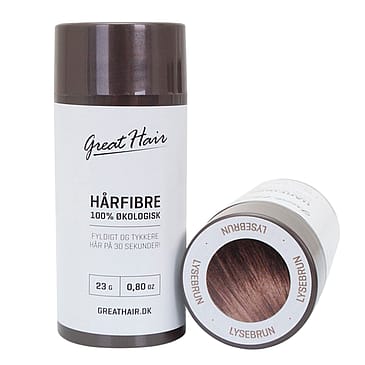 Great Hair Hårfibre Lysebrun 23 g