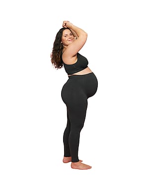 momkind Belly Support Leggings Charcoal L/XL