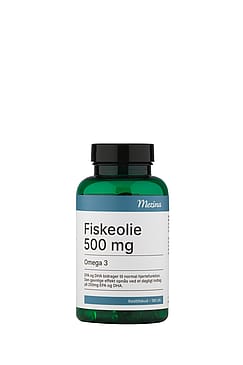 Mezina Fiskeolie Omega 3 500 mg 180 stk