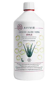 AVIVIR Aloe Vera Drikkeklar Æble 1000 ml