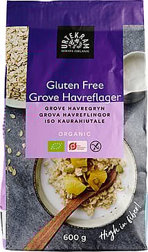 Urtekram Havreflager Gluten Free Grove  Ø 600 g