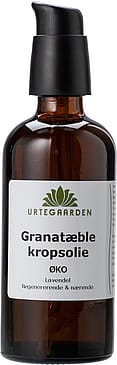 Urtegaarden Granatæble/Lavendel Kropsolie Ø 100 ml