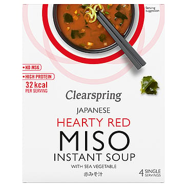 Clearspring Instant Miso Soup - Hearty Red 40 g