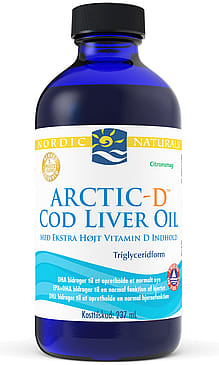 Nordic Naturals Torskelevertran + D citrus 237 ml