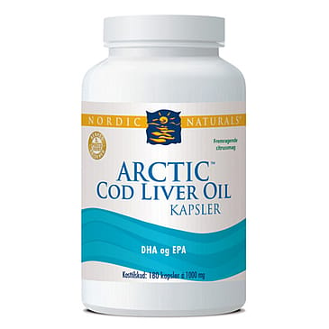 Nordic Naturals Torskelevertran Citrus cod liver 180 kaps.